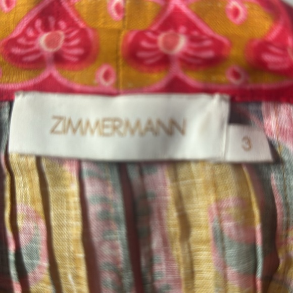 Zimmermann wrap dress AU size 3 US size 8-10 - Picture 4 of 9